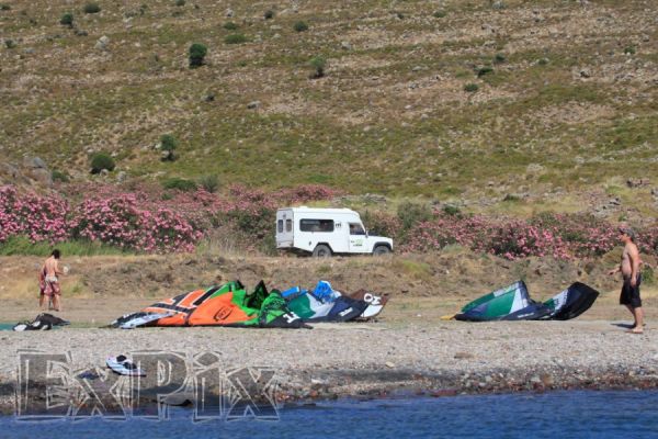 kitesurf launch area cesme turkey