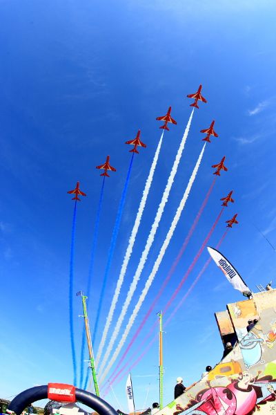 red arrows